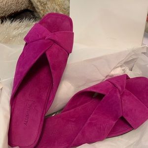 Alumnae Turban Suede Sandal